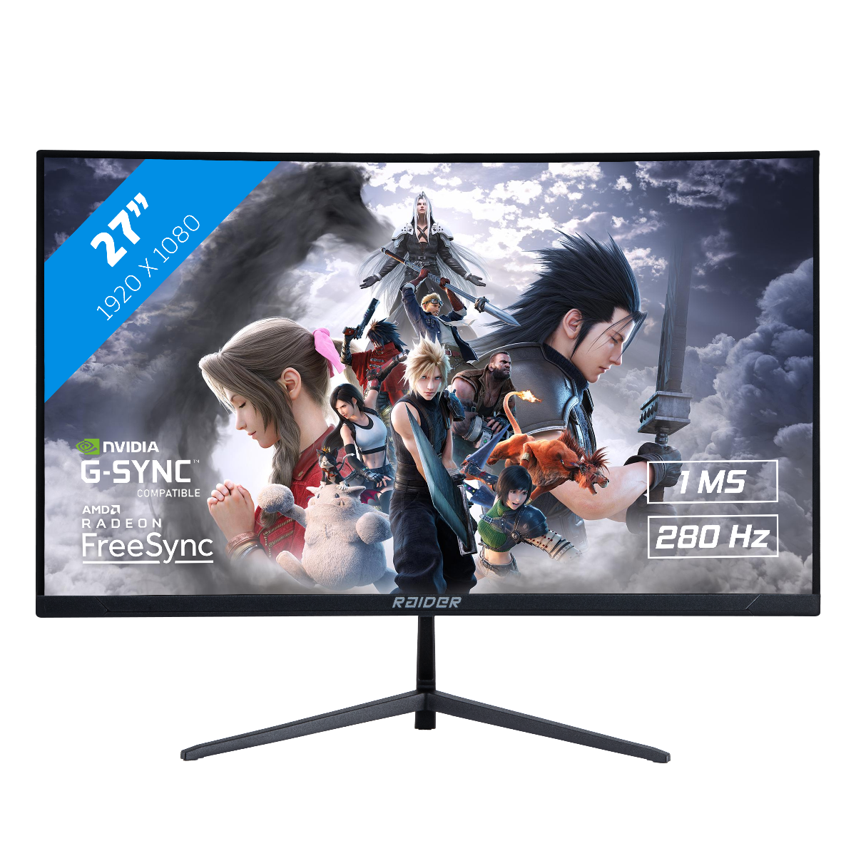 27" RAIDER 280Hz Curved PRO GAMING