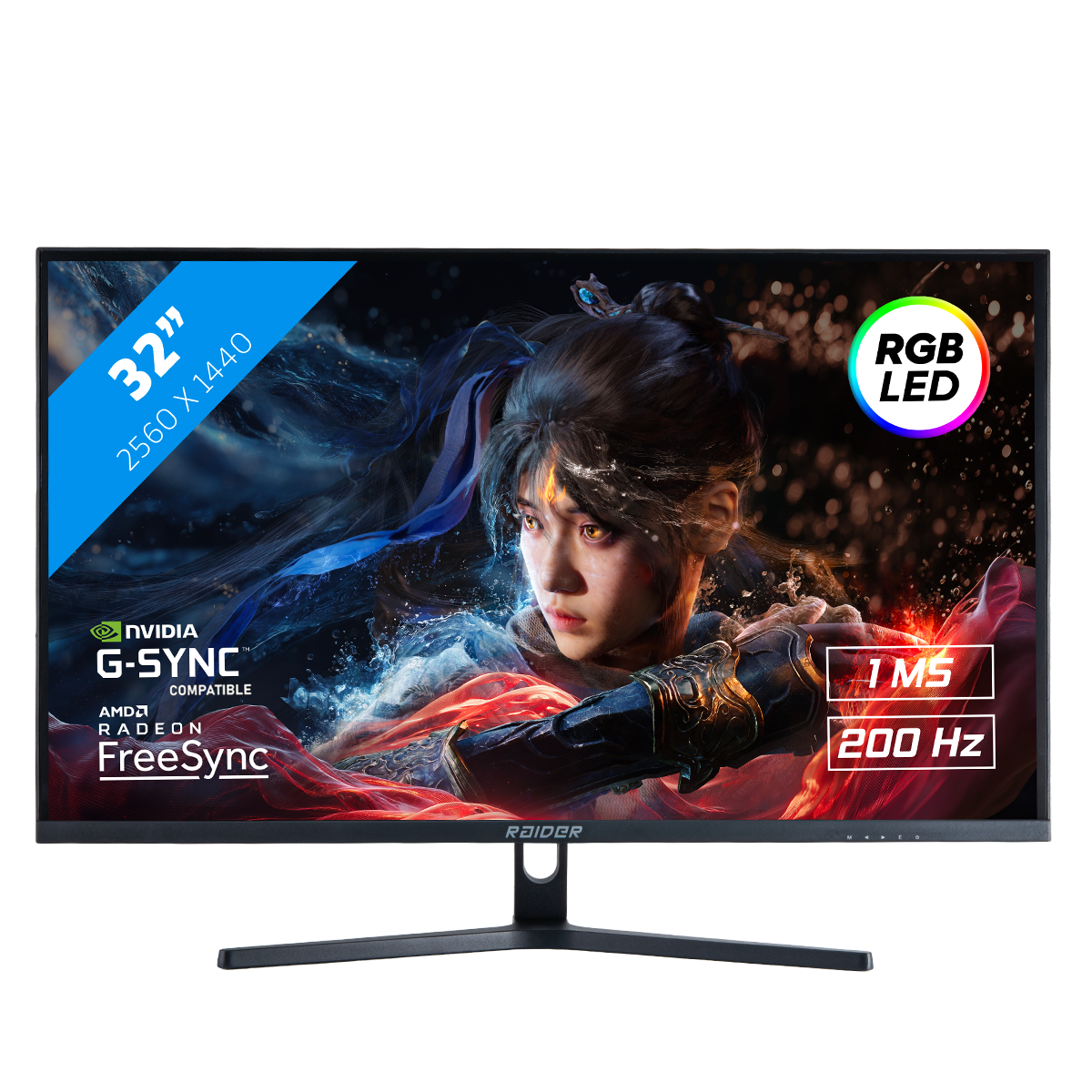32" RAIDER 200Hz QHD ULTRA GAMING