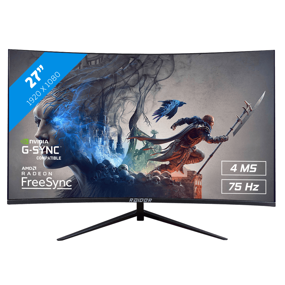 27" RAIDER 75Hz CURVED GAMING