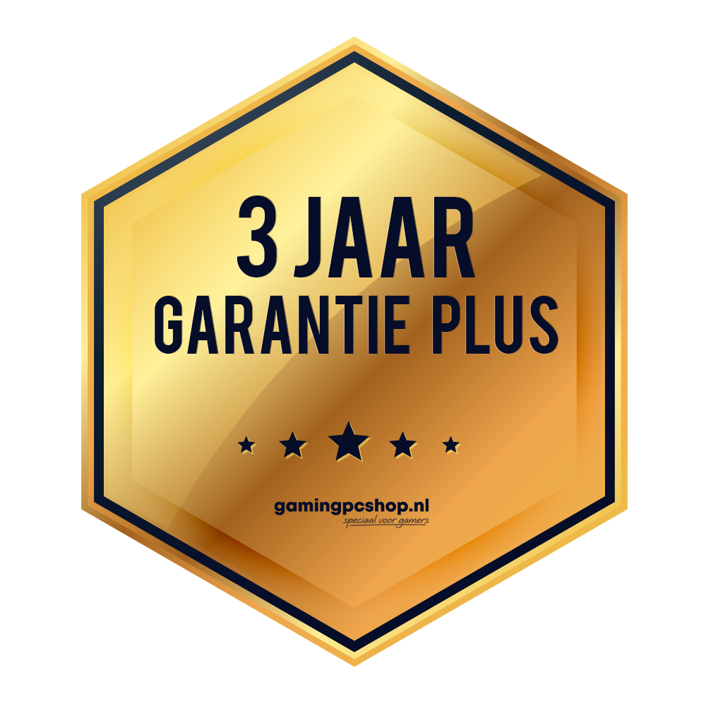 3 jaar garantie en ondersteuning PLUS