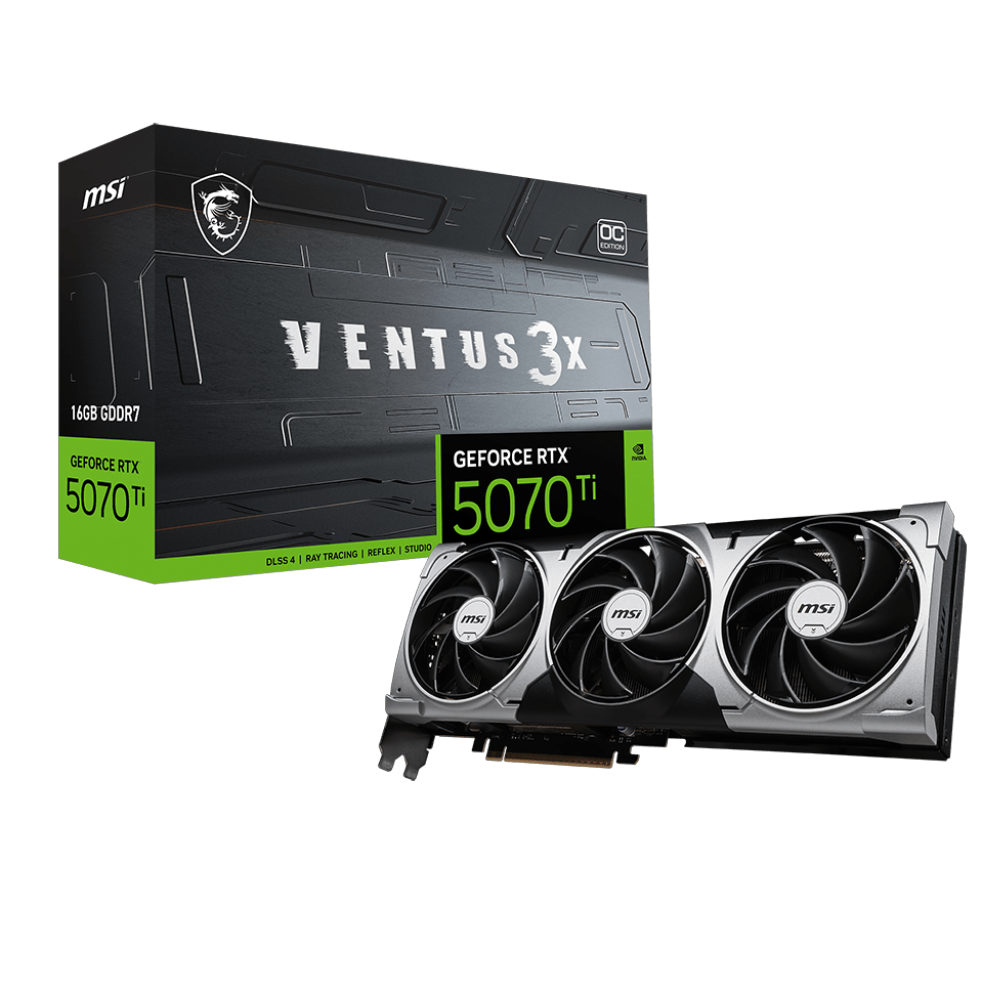 MSI GeForce RTX 5070 Ti 16G VENTUS 3X OC