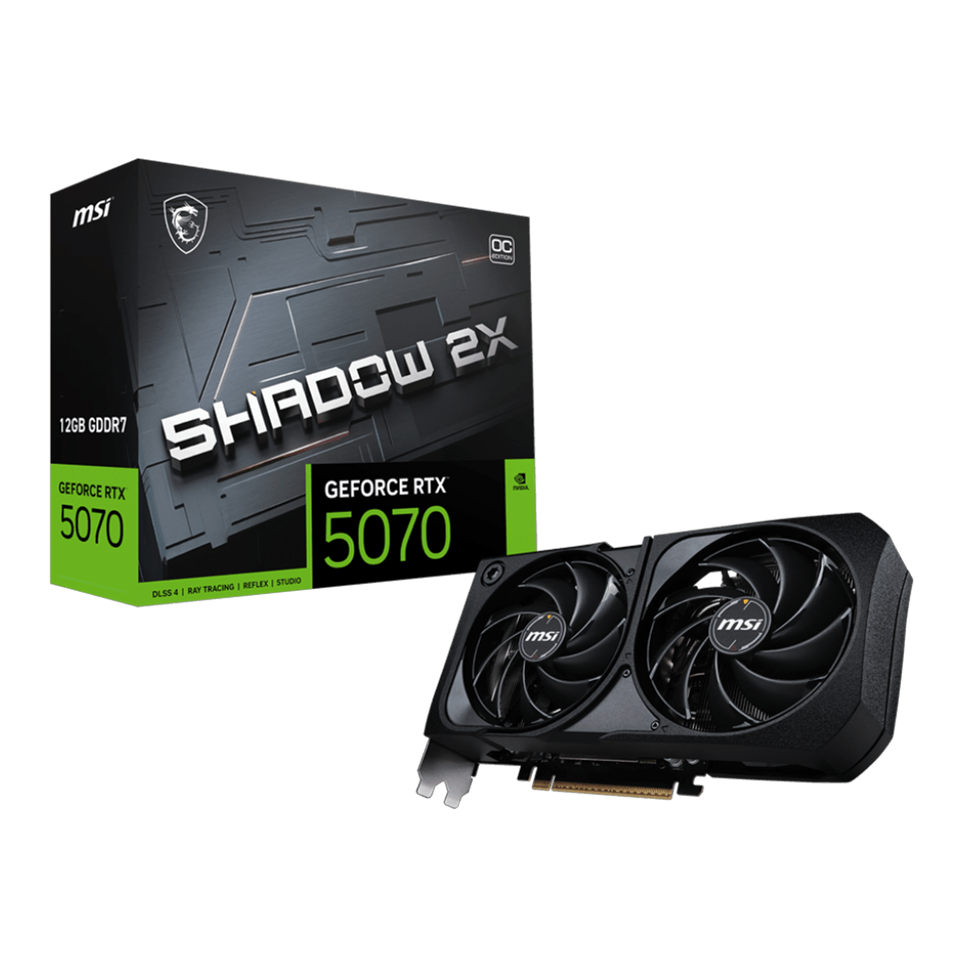 MSI GeForce RTX 5070 12G SHADOW 2X OC