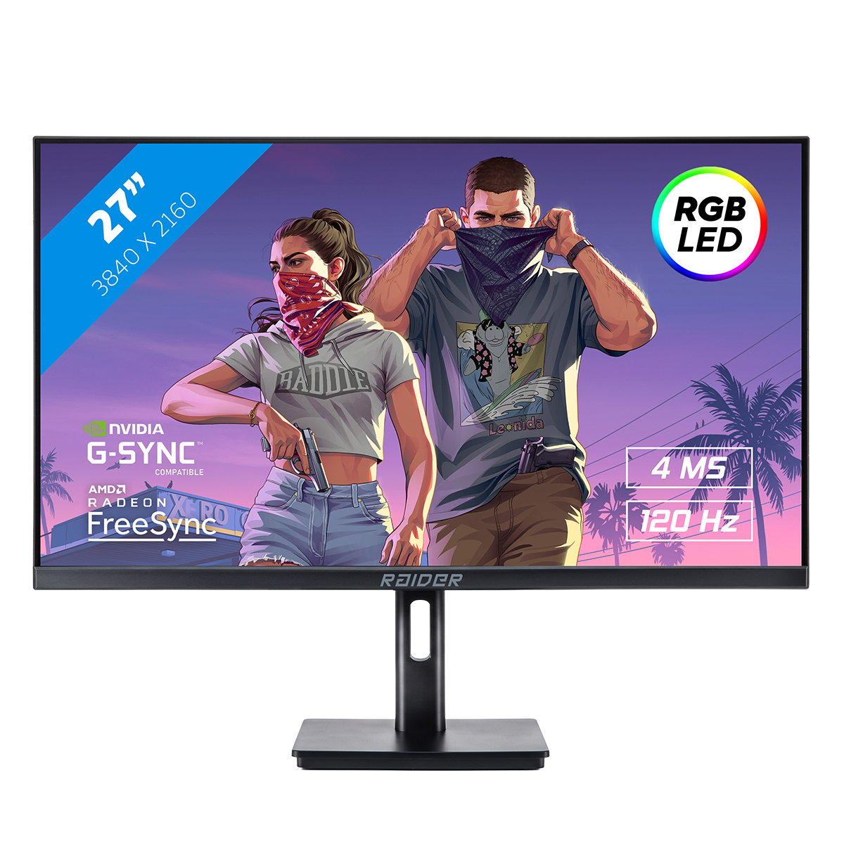 27" RAIDER 4K 120Hz IPS GAMING