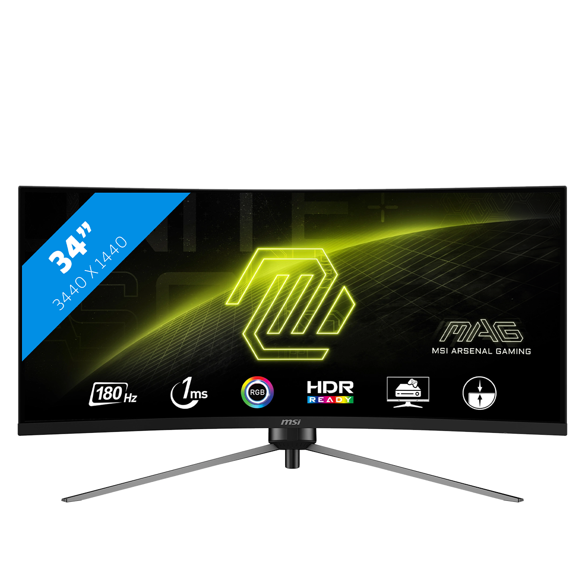 34" MSI MAG 342CQR E2 180Hz