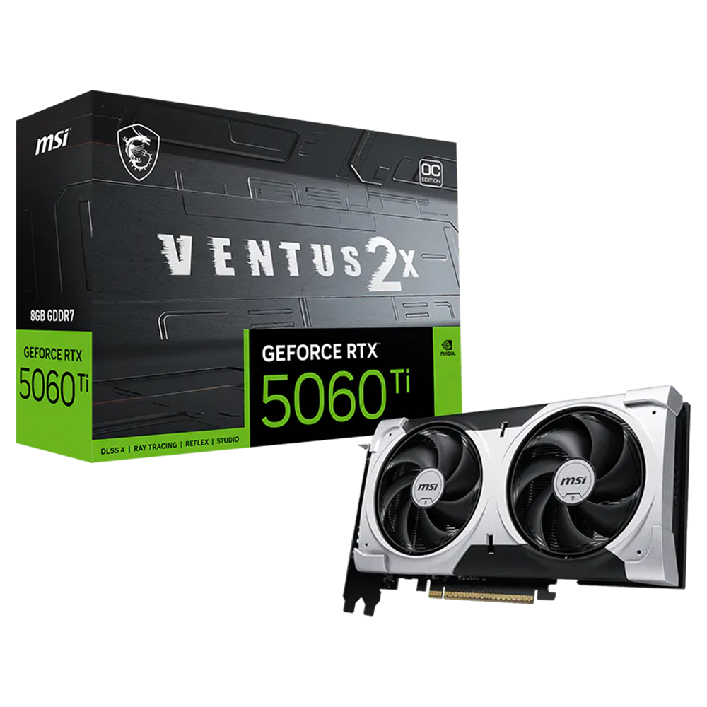 MSI GeForce RTX 5060 Ti 8G VENTUS 2X OC PLUS