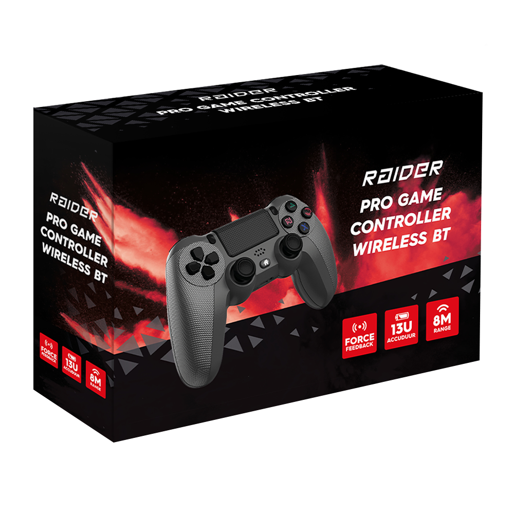 RAIDER PRO Game Controller Wireless BT Pink