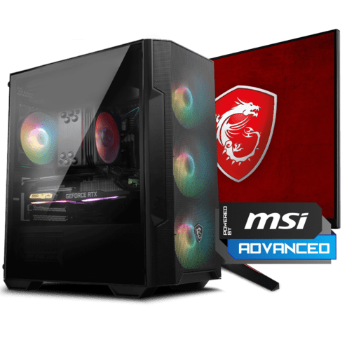 MSI AMD RTX 4060 Ti 16GB Game PC 