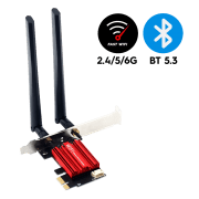 5400Mbps WiFi 7 RAIDER PCI-E + BT