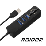 RAIDER 2in1 Cardreader and USB 3.0 hub