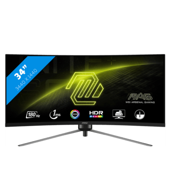 34" MSI MAG 345CQR E2 180Hz