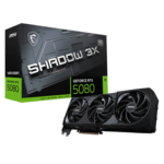NVIDIA MSI GeForce RTX 5080 16G SHADOW 3X OC