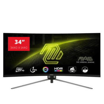 34" MSI MAG 345CQR E2 180Hz